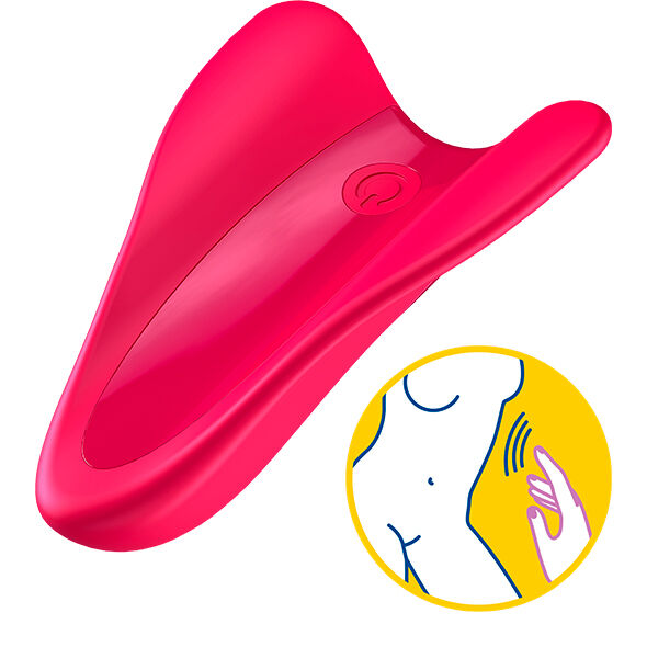 SATISFYER - HIGH FLY VIBRADOR DEDAL FUCHSIA – Bild 3