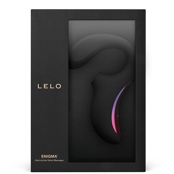 LELO - ENIGMA DOBLE ESTIMULACIÓN SUCCION MASAJEADOR NEGRO – Bild 6