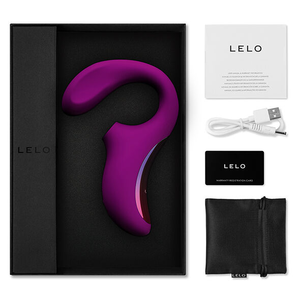 LELO - ENIGMA DOBLE ESTIMULACIÓN SUCCION MASAJEADOR MORADO – Bild 3