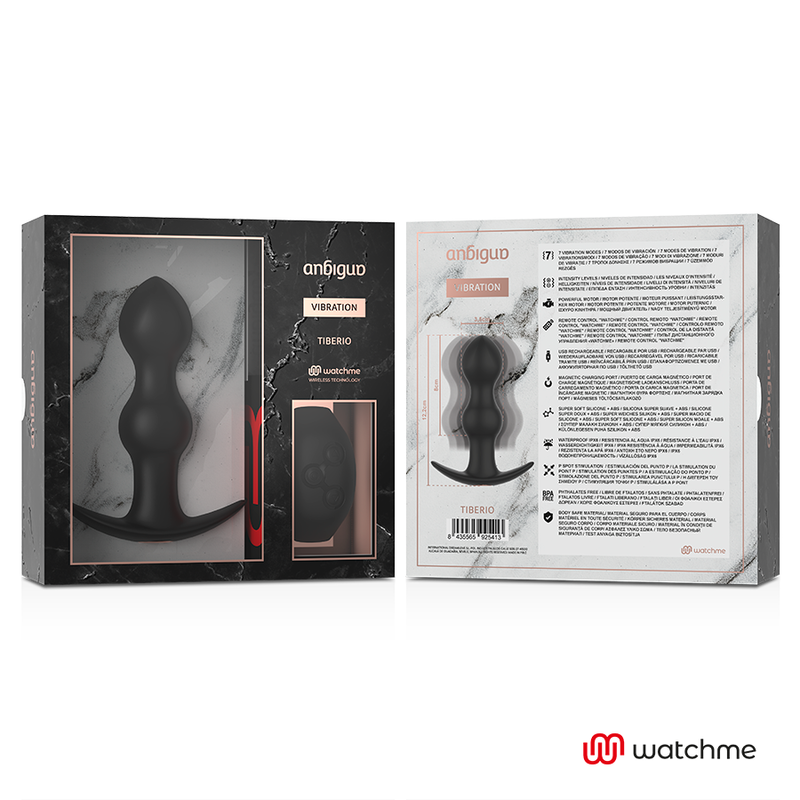ANBIGUO - WATCHME CONTROL REMOTO PLUG VIBRADOR ANAL TIBERIO – Bild 11