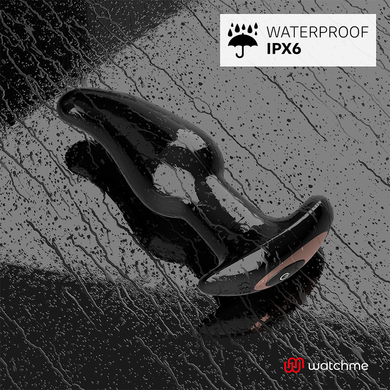 ANBIGUO - WATCHME CONTROL REMOTO PLUG ANAL VIBRADOR CON ROTACIÓN DE PERLAS AMADEUS – Bild 5