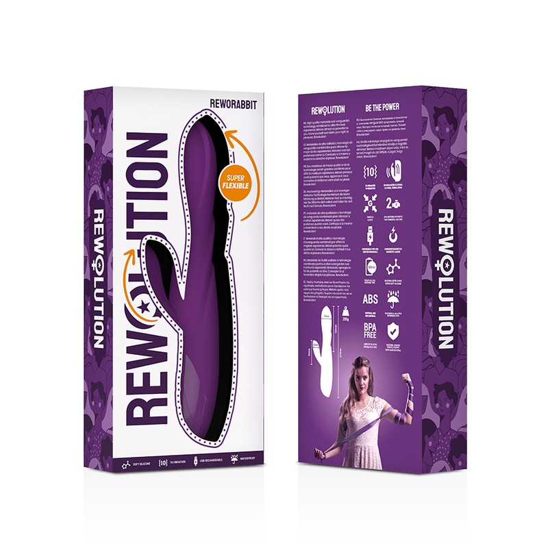 REWOLUTION - REWORABBIT VIBRADOR FLEXIBLE CON RABBIT – Bild 6