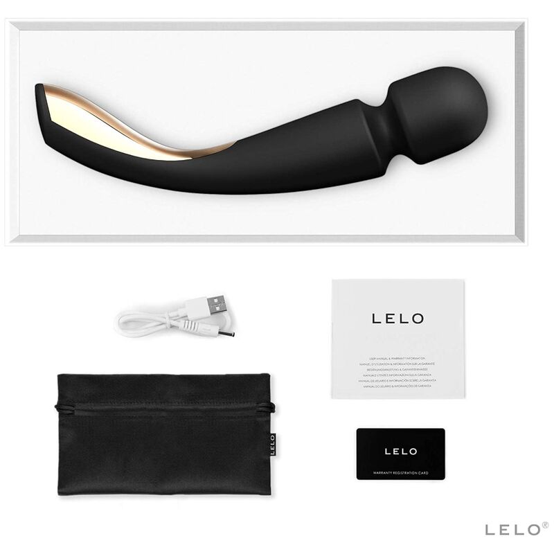 LELO - SMART MEDIUM WAND 2 SCHWARZES MASSAGER – Bild 3