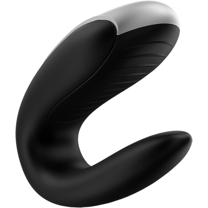 SATISFYER - DOUBLE FUN PARTNER VIBRADOR NEGRO – Bild 4