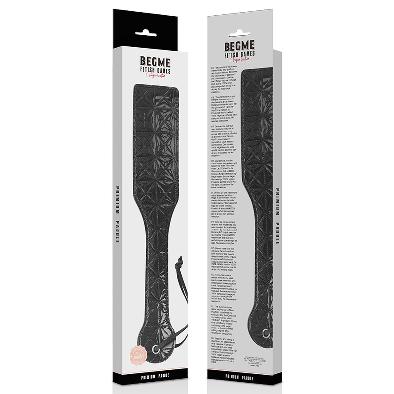 BEGME - BLACK EDITION PADDEL AUS VEGANEM LEDER – Bild 3