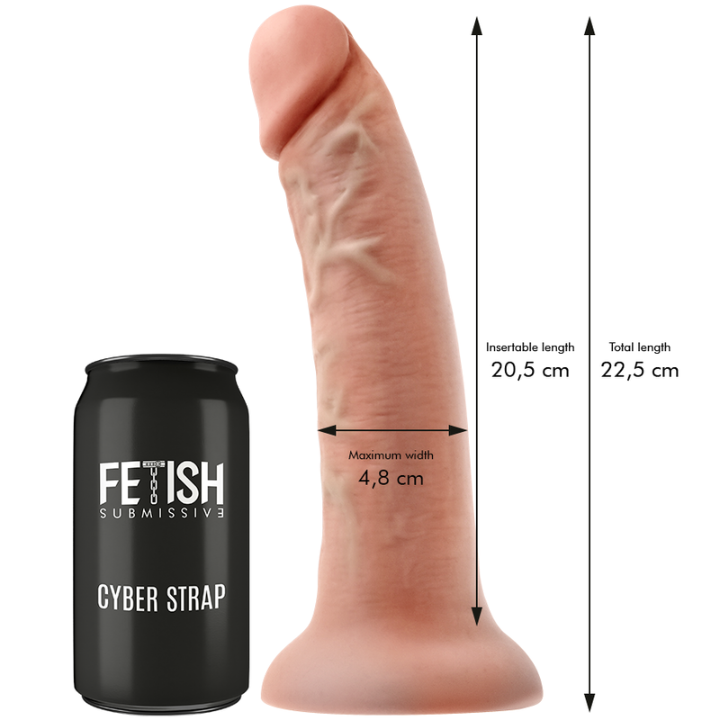 FETISH SUBMISSIVE CYBER STRAP - HARNESS MIT FERNBEDIENUNG DILDO WATCHME L-TECHNOLOGIE – Bild 4