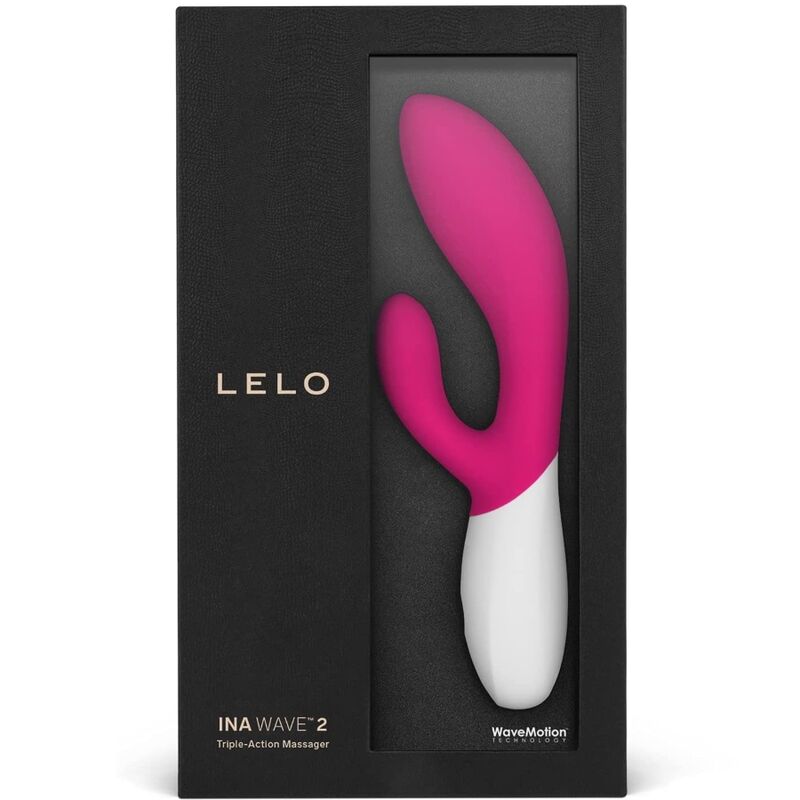 LELO - INA WAVE 2 VBRADOR LUXUS-SPEZIALUHR CERISE – Bild 3
