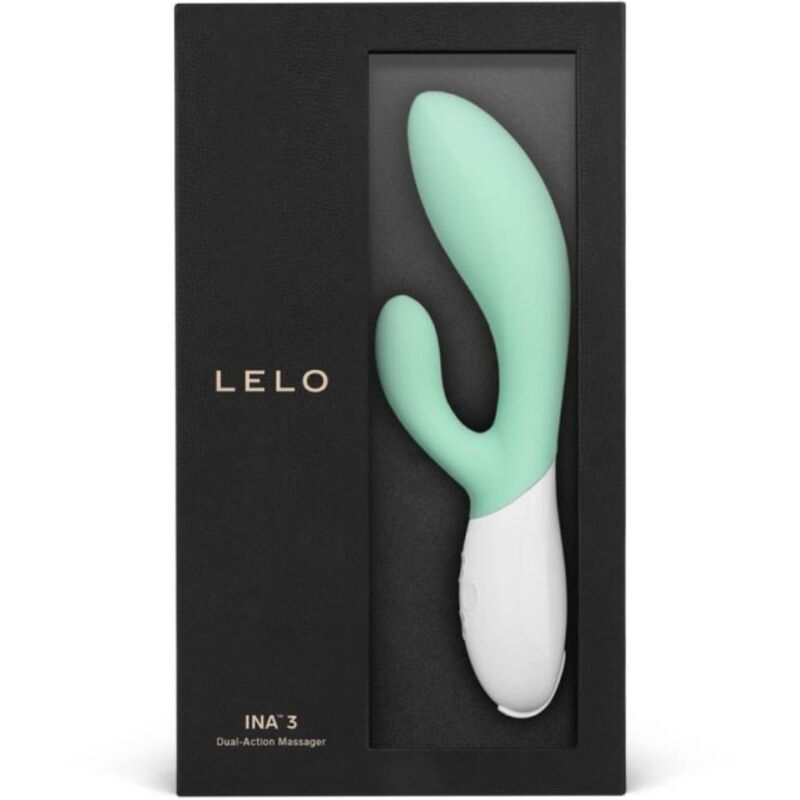 LELO - INA 3 GREEN RABBIT VIBRATOR LUXUS-ALGEN – Bild 3