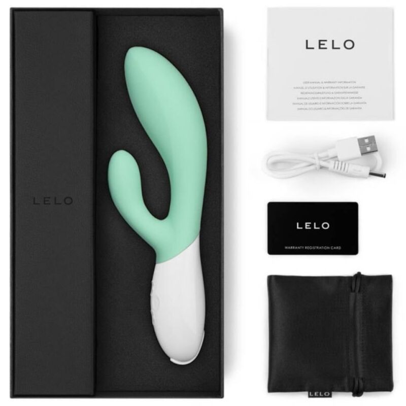 LELO - INA 3 GREEN RABBIT VIBRATOR LUXUS-ALGEN – Bild 5