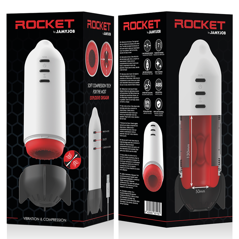 JAMYJOB - ROCKET MASTURBATOR SOFT COMPRESSION TECH UND VIBRATION – Bild 9