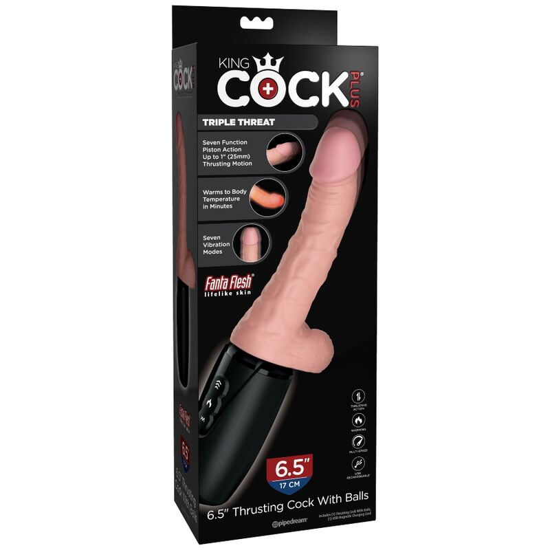 KING COCK - PLUS TRIPLE THREAT NATURAL – Bild 6