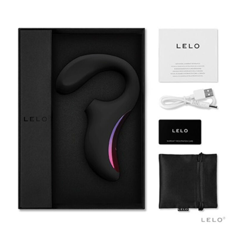 LELO - ENIGMA CRUISE MASAJEADOR SONICO DOBLE ESTIMULACION NEGRO – Bild 4