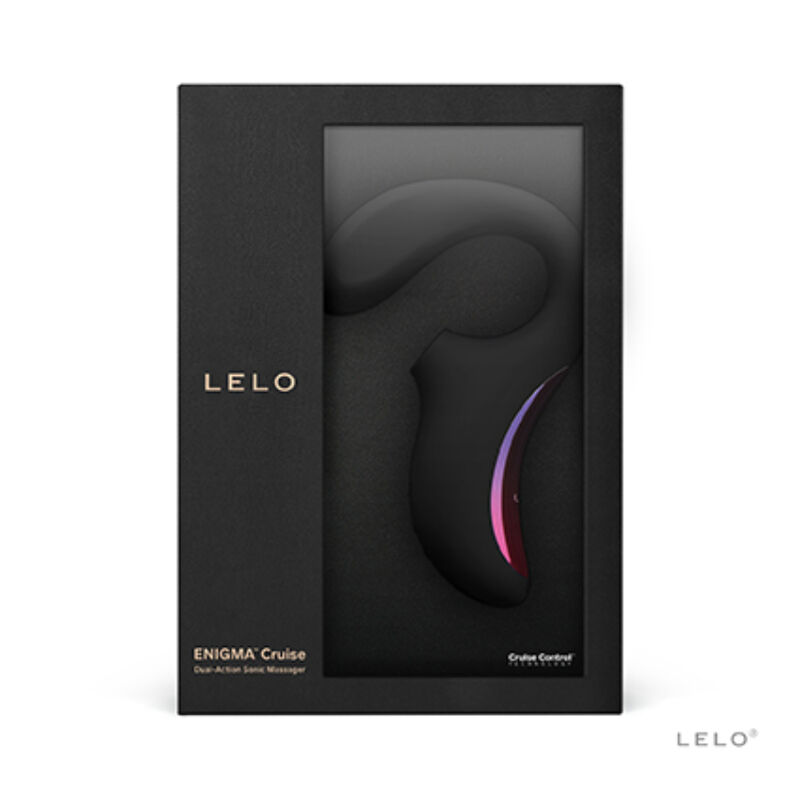 LELO - ENIGMA CRUISE MASAJEADOR SONICO DOBLE ESTIMULACION NEGRO – Bild 5