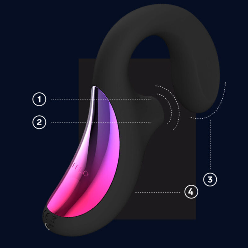 LELO - ENIGMA CRUISE MASAJEADOR SONICO DOBLE ESTIMULACION NEGRO – Bild 3