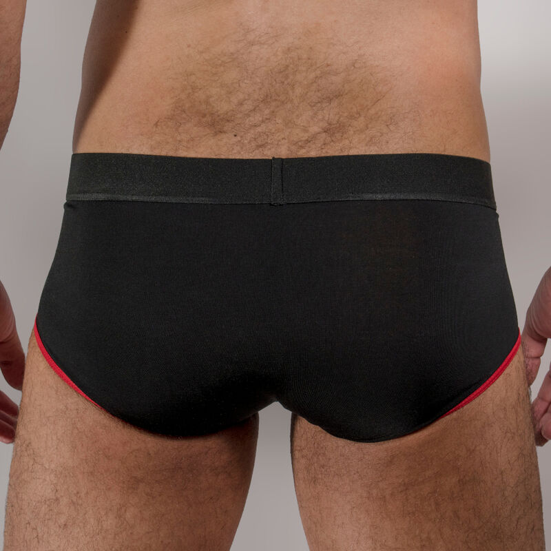 MACHO - MS24A CALZONCILLO BRIEF DARK AMARILLO L – Bild 4