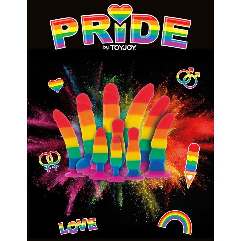 PRIDE - LGBT FLAGGE DILDO 15 CM – Bild 3