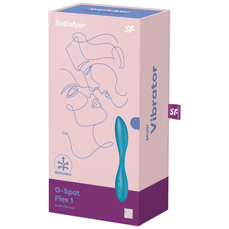 SATISFYER - G-SPOT FLEX 1 MULTIVIBRATOR BLAU – Bild 4