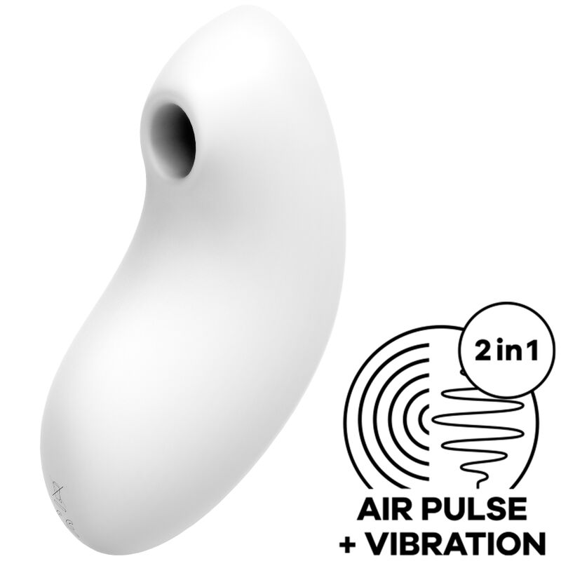 SATISFYER VULVA LOVER 2 ESTIMULADOR Y VIBRADOR - AZUL