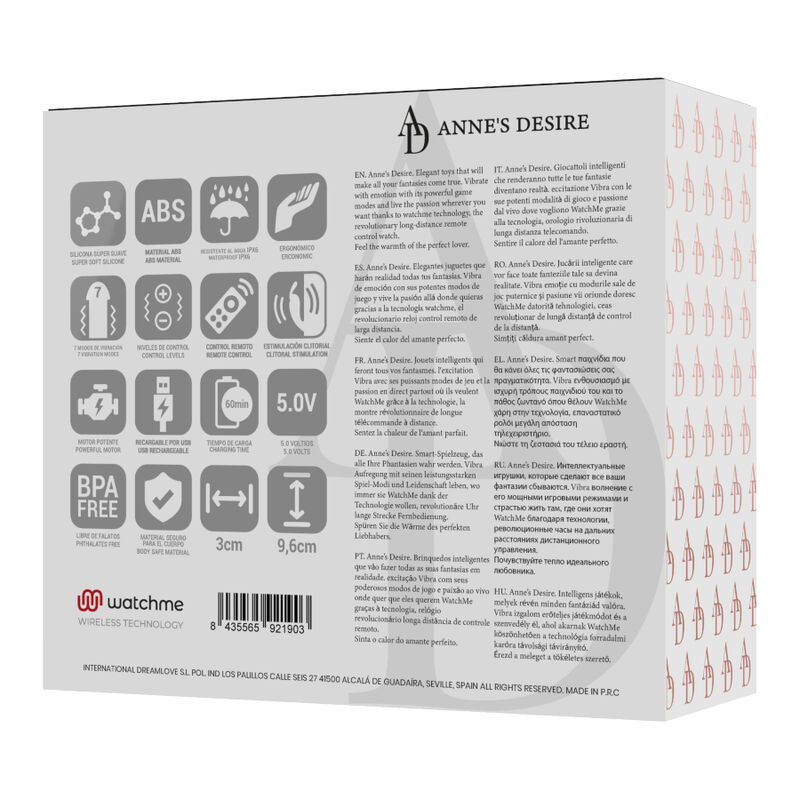 ANNE'S DESIRE - PANTY PLEASURE TECNOLOG A WATCHME BLACK - Image 14