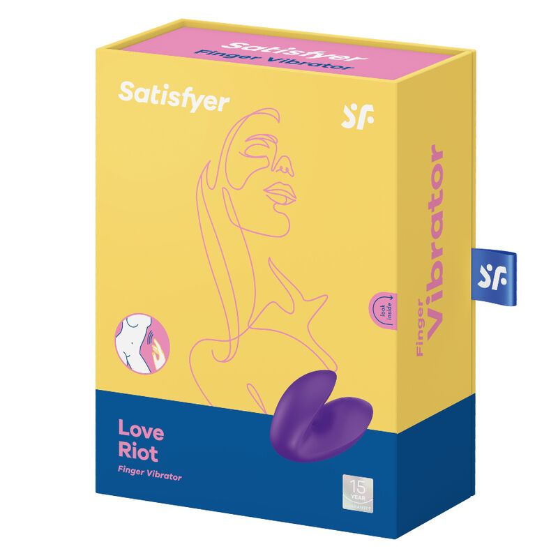 SATISFYER - LOVE RIOT VIBRADOR DEDAL MORADO – Bild 4