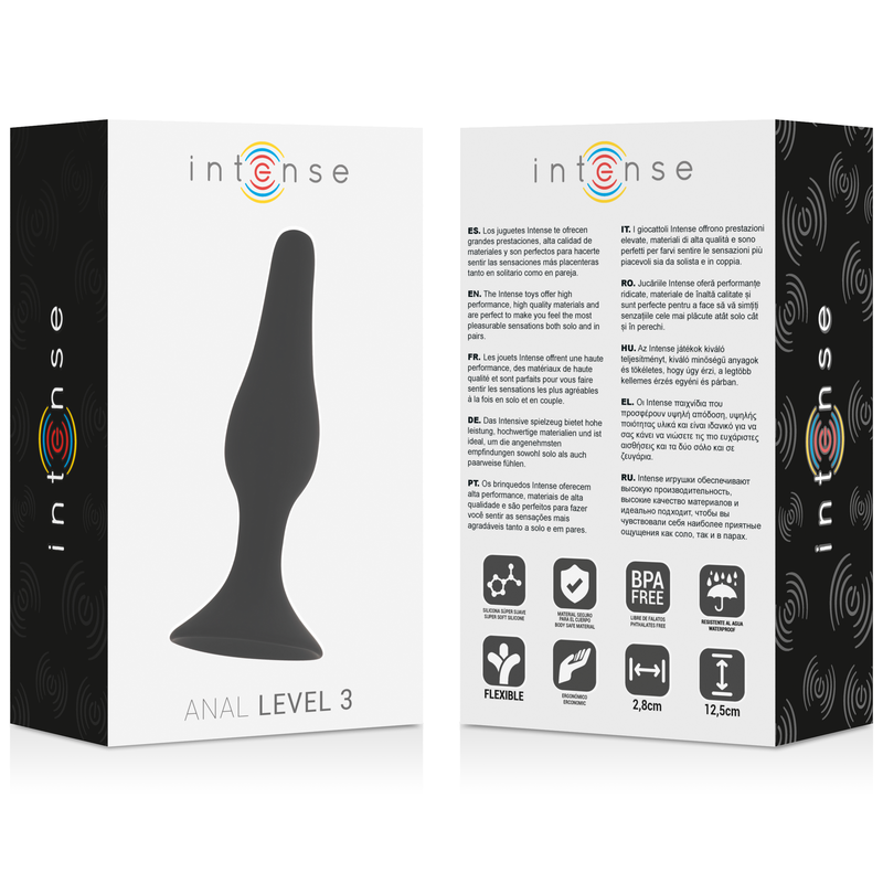 INTENSE - ANAL STUFE 3 12,5CM SCHWARZ – Bild 4
