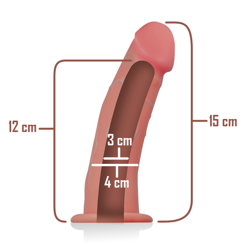 INTENSE - HOHLGESCHIRR MIT DILDO 16 X 3 CM – Bild 5