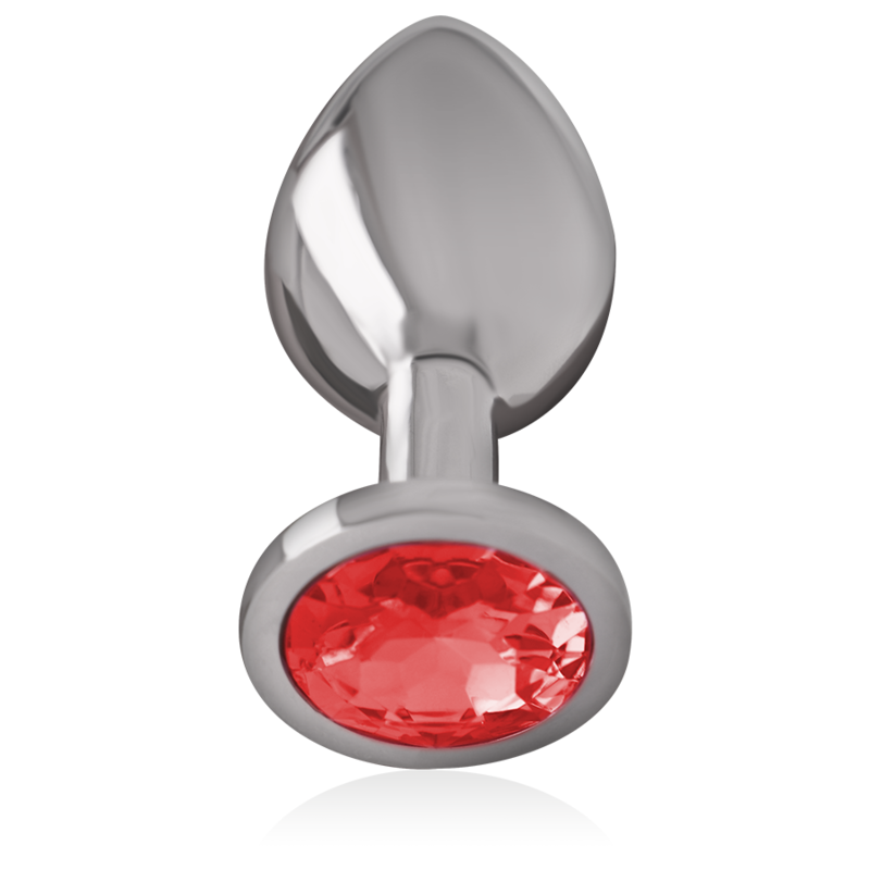 INTENSE - PLUG ANAL METAL CON CRISTAL ROJO TALLA M – Bild 5