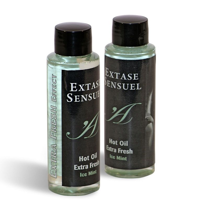 EXTASE SENSUAL - MASSAGEÖL MIT EXTRA FRISCHEM EIS EFFEKT 100 ML – Bild 2