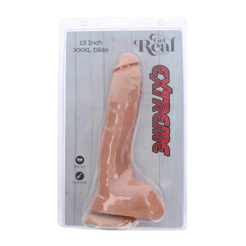GET REAL - EXTREME XXXL DILDO 34 CM NATURAL – Bild 4