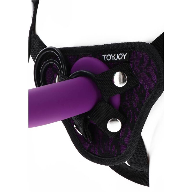 GET REAL - STRAP-ON-SPITZENGESCHIRR LILA – Bild 3