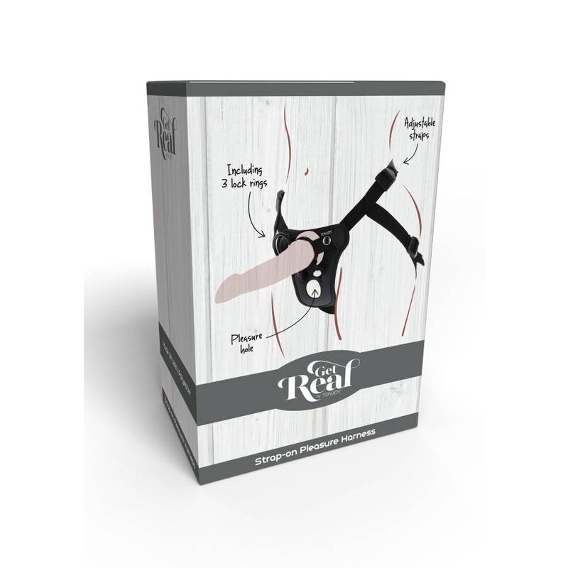 GET REAL - STRAP-ON-VERGNÜGUNGSGESCHIRR SCHWARZ – Bild 9