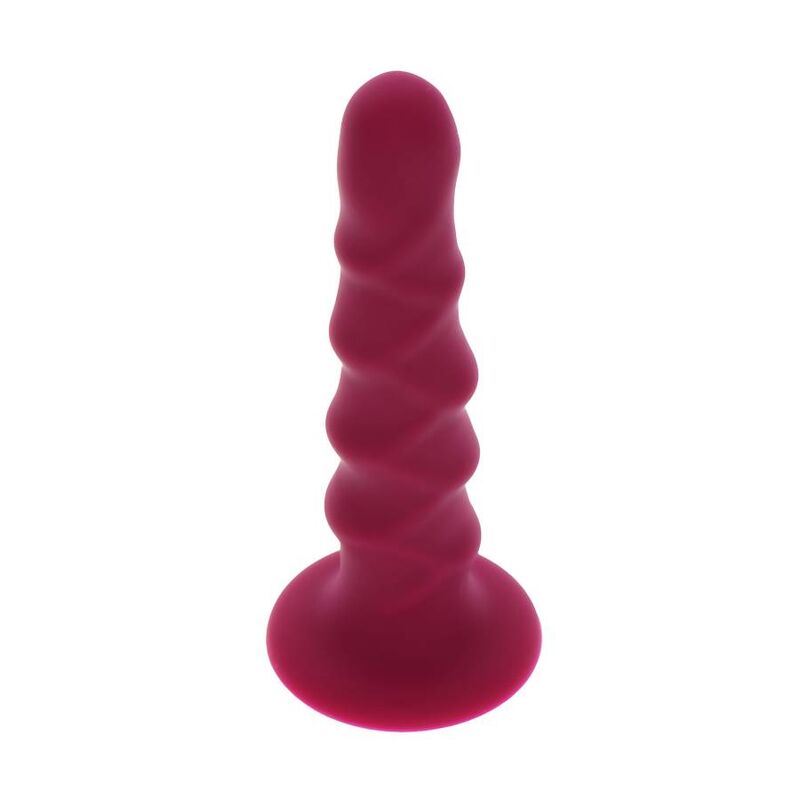GET REAL - RIBBED DONG 12 CM ROT – Bild 5