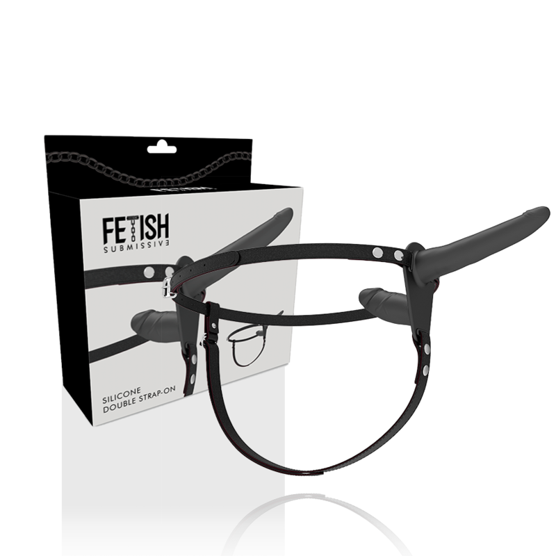 FETISH SUBMISSIVE HARNESS - DOBLE PENETRACIÓN NEGRO – Bild 5