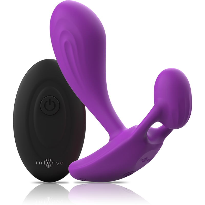INTENSE - SHELLY DUO ANAL-PERINEO , VAGINAL-CLITORIS REMOTO MORADO – Bild 4