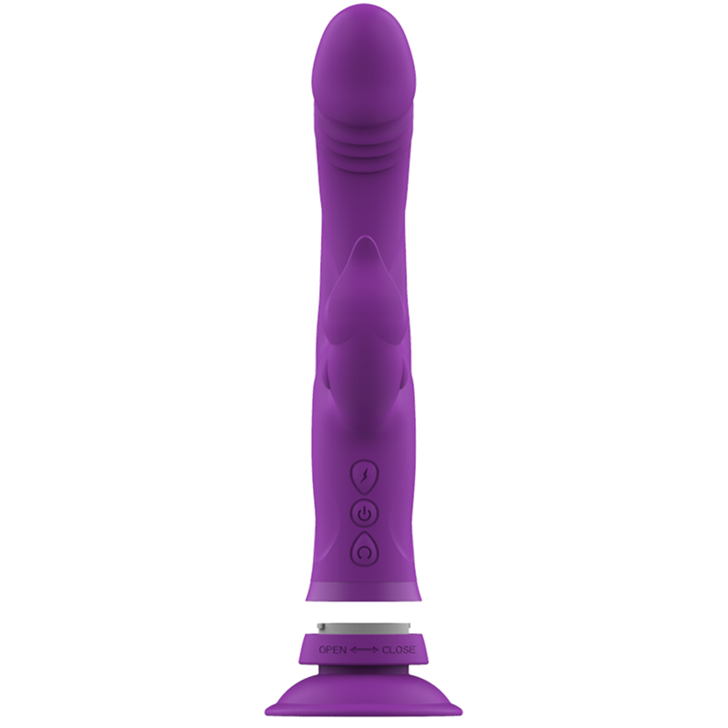 INTENSE - CASANOVA VIBRADOR RABBIT SILICONA TRIPLE MOTOR MORADO – Bild 3