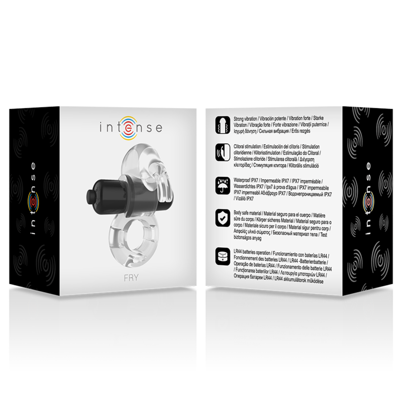 INTENSE - FRY ANILLO VIBRADOR TRANSPARENTE – Bild 4
