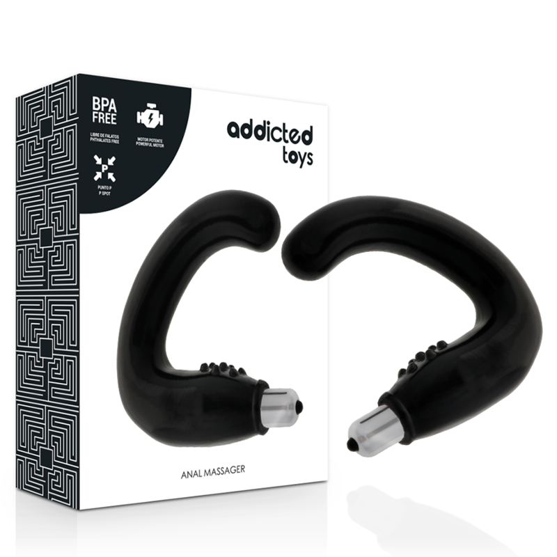 ADDICTED TOYS - ANAL MASSAGER NEGRO – Bild 4