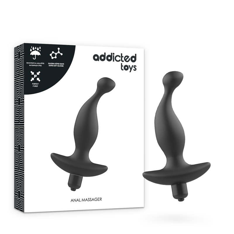 ADDICTED TOYS - MASAJEADOR ANAL CON VIBRACIÓN NEGRO MODELO 1 – Bild 5