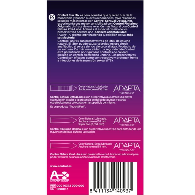 CONTROL - FÜHLEN SIE SPASS MIX 6 UDS – Bild 2