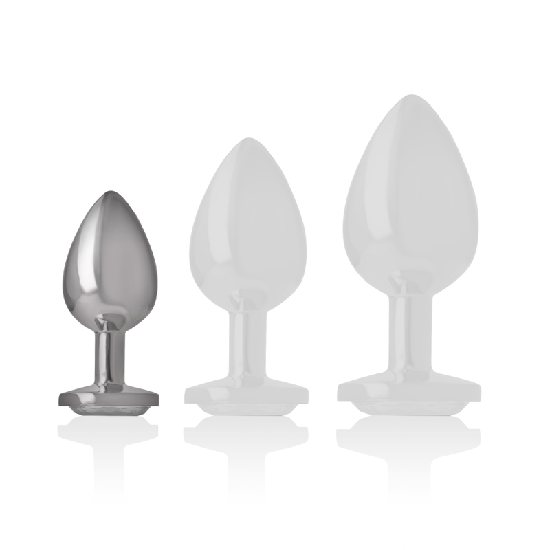 INTENSE - PLUG ANAL METAL ALUMINIO CORAZÓN BLANCO TALLA S – Bild 5