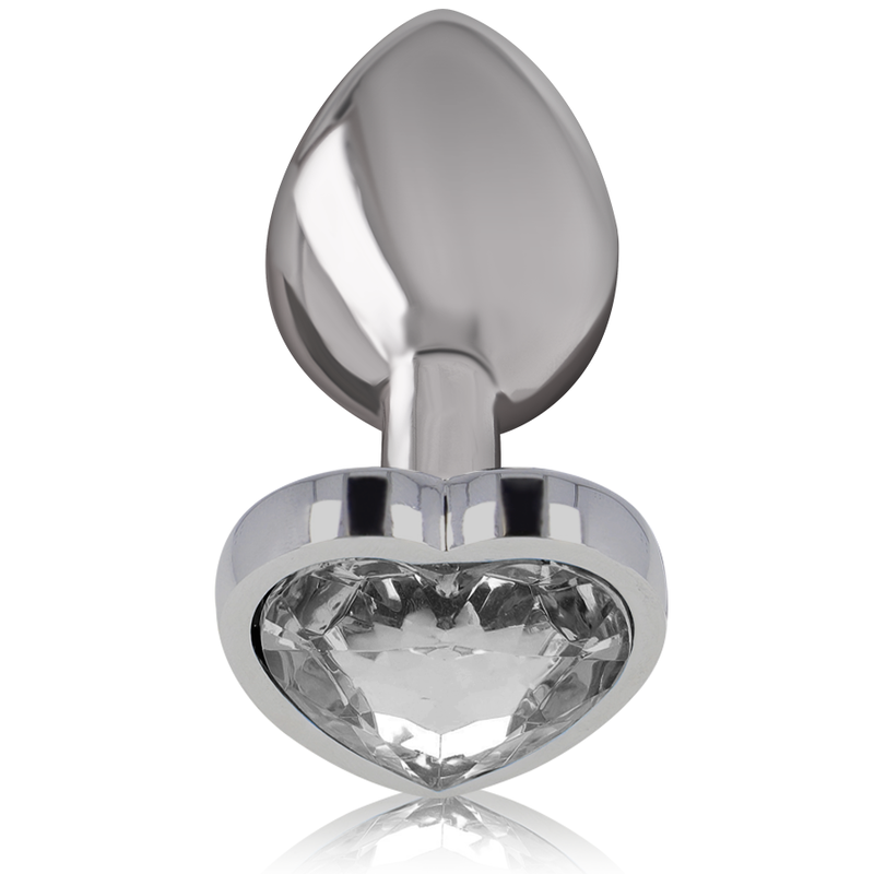 INTENSE - PLUG ANAL METAL ALUMINIO CORAZÓN BLANCO TALLA S – Bild 4