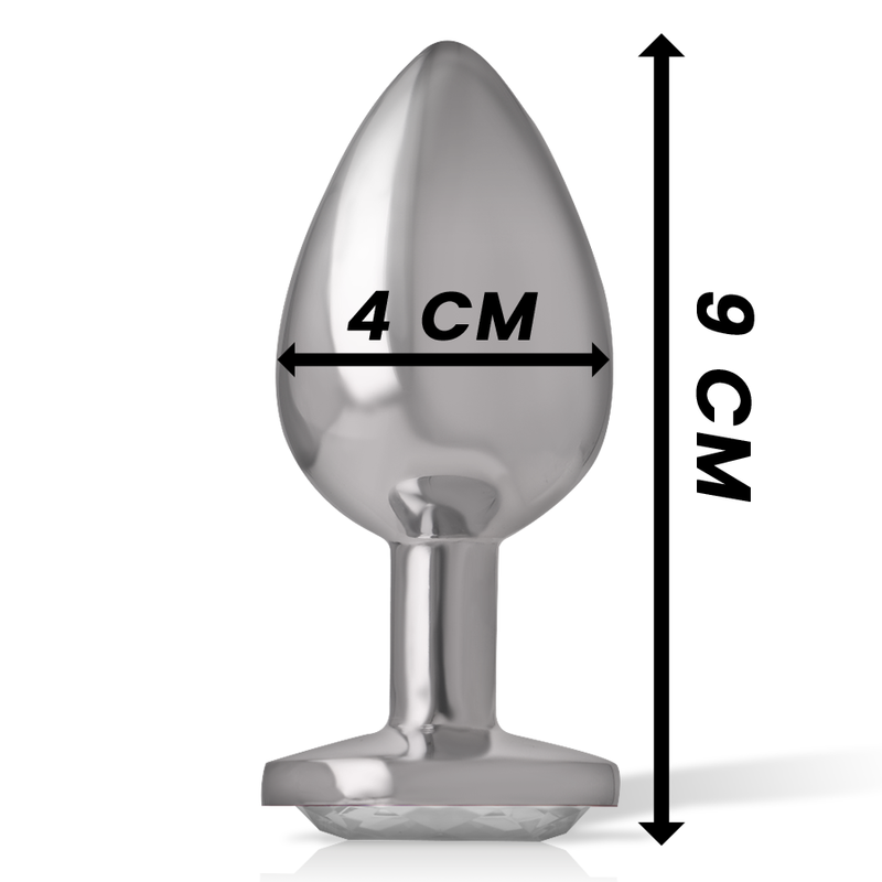 INTENSE - PLUG ANAL METAL ALUMINIO CORAZÓN BLANCO TALLA L – Bild 6