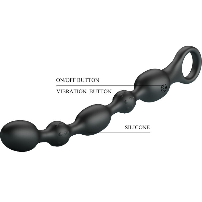 PRETTY LOVE - VAN ANAL BALLS 10 VIBRATIONEN WIEDERAUFLADBARES SILIKON – Bild 8