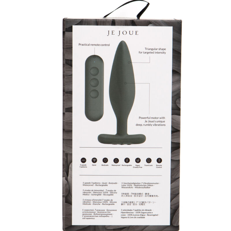 JE JOUE - EGON PLUG ANAL VIBRADOR NEGRO – Bild 3