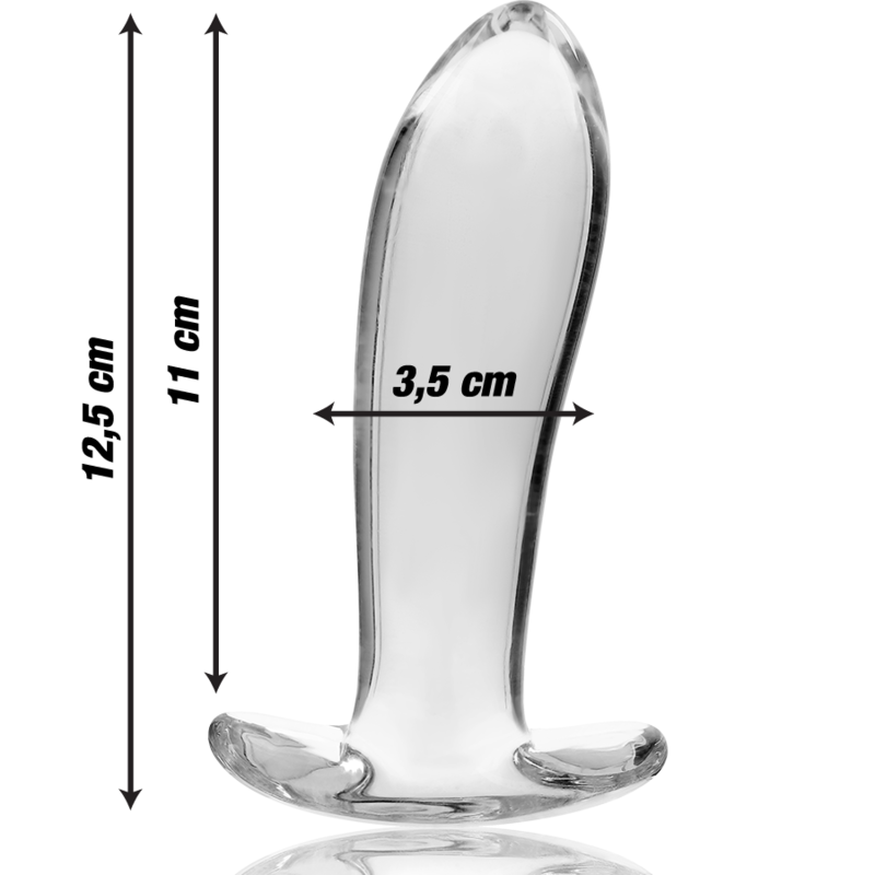 NEBULA SERIES BY IBIZA - MODELO 5 PLUG CRISTAL TRANSPARENTE 12.5 CM -O- 3.5 CM – Bild 3