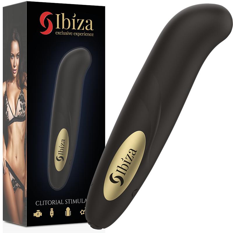 IBIZA - ESTIMULADOR TRAVEL RECARGABLE 10 MODOS DE VIBRACIÓN 13 X 2,9 CM