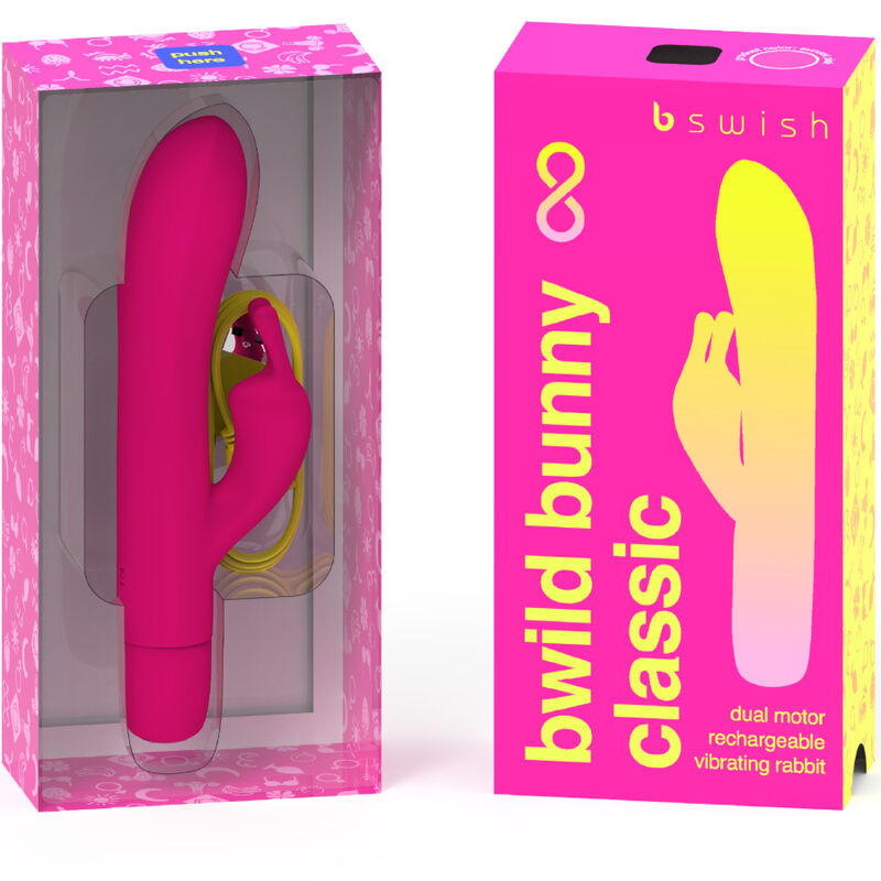 B SWISH - BWILD BUNNY INFINITE KLASSISCHER WIEDERAUFLADBARER VIBRATOR ROSA SILIKON - Image 5