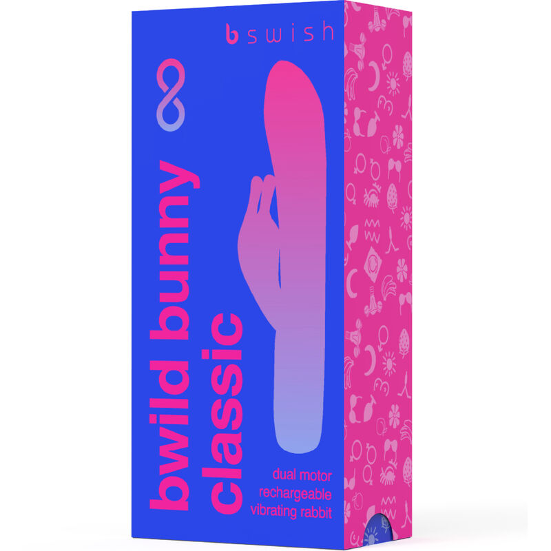 B SWISH - BWILD BUNNY INFINITE KLASSISCHER WIEDERAUFLADBARER VIBRATOR AUS BLAUEM SILIKON - Image 5