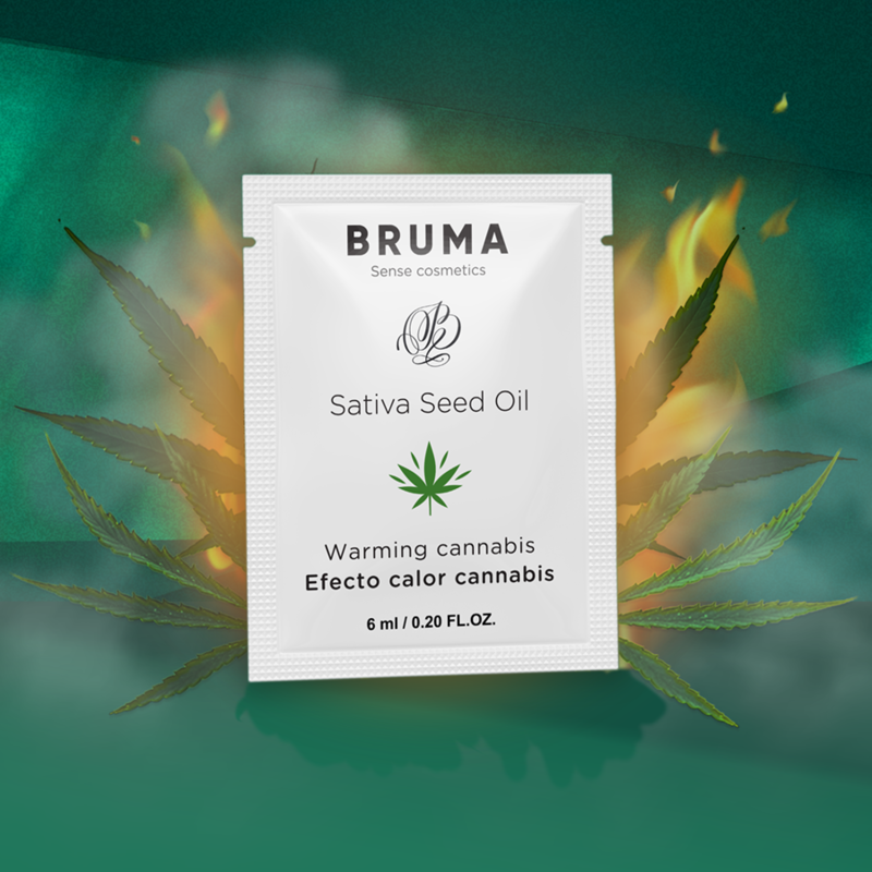 BRUMA - 6 ML GEL DESLIZANTE CON ACEITE DE SEMILLA EFECTO CALOR SABOR CANNABIS – Bild 3