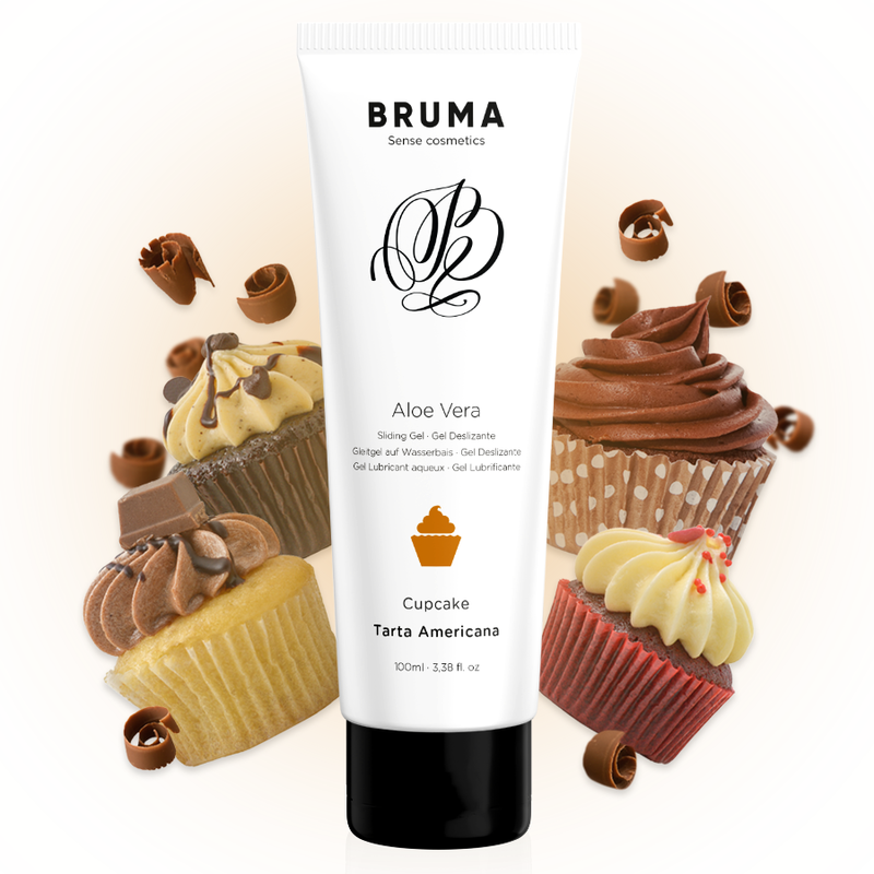BRUMA - GEL DESLIZANTE CON ALOE VERA SABOR A TARTA AMERICANA 100 ML – Bild 3